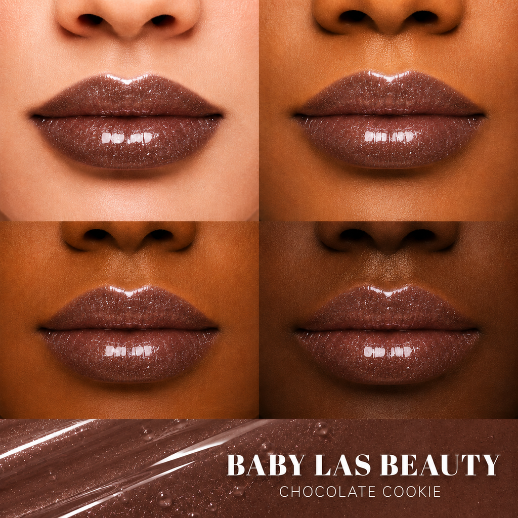 Baby Las Beauty Juicy Smooch Lip Oil – Chocolate Cookie