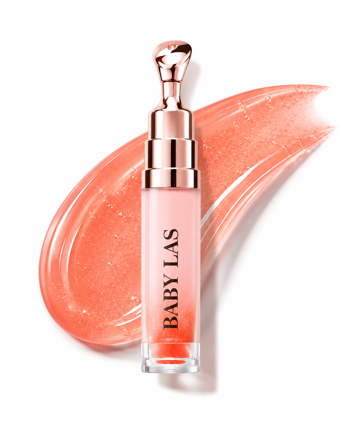 Baby Las Beauty Juicy Smooch Lip Oil – Coral