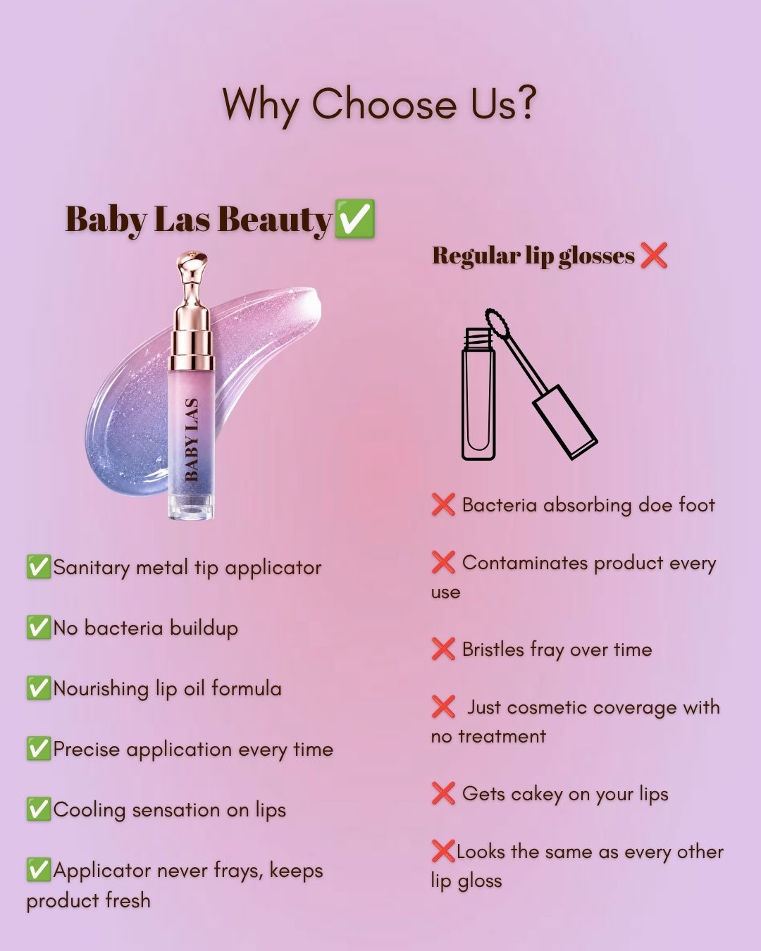 Baby Las Beauty Juicy Smooch Lip Oil – Black Currant