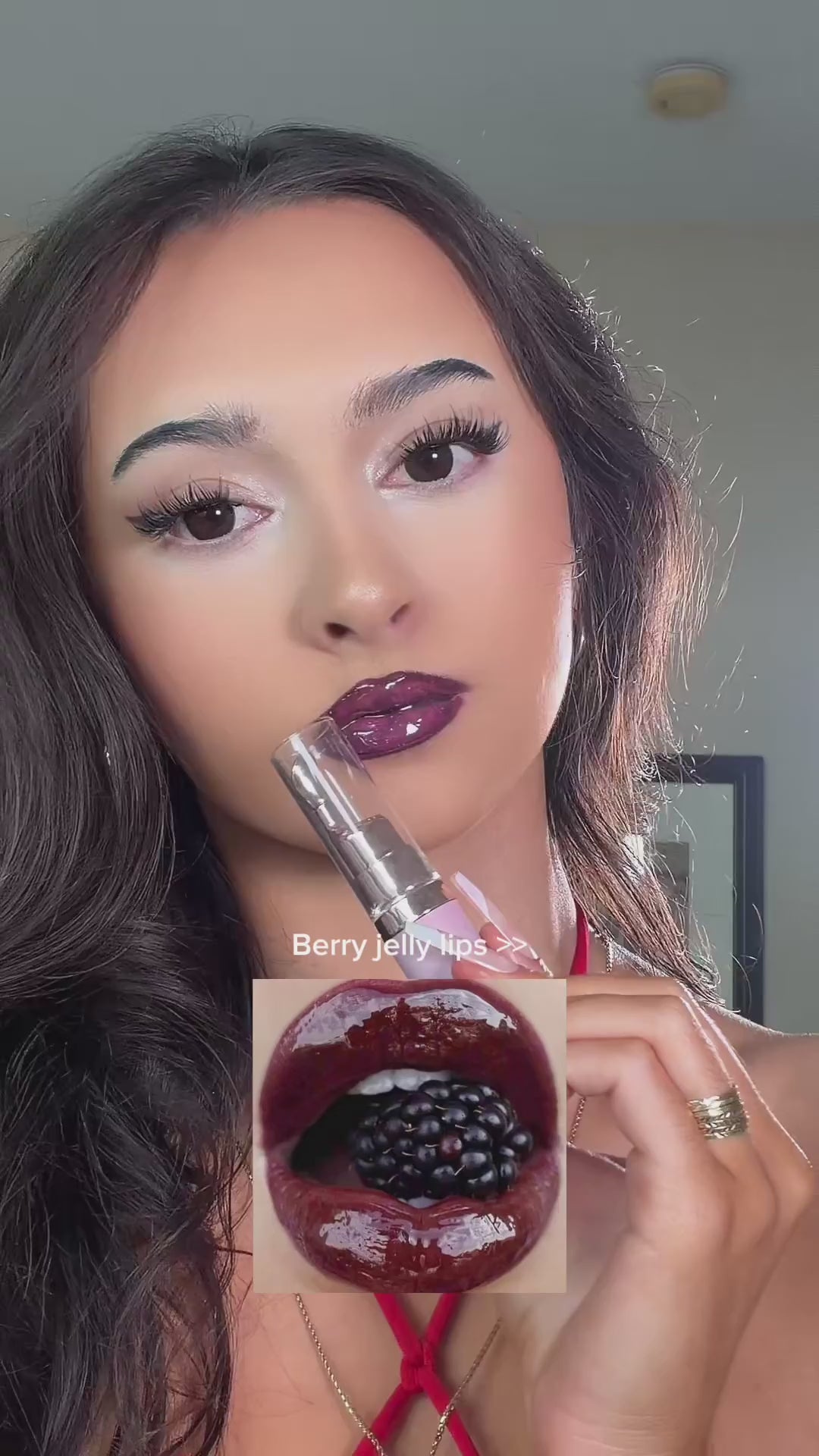 Baby Las Beauty Juicy Smooch Lip Oil – Black Currant