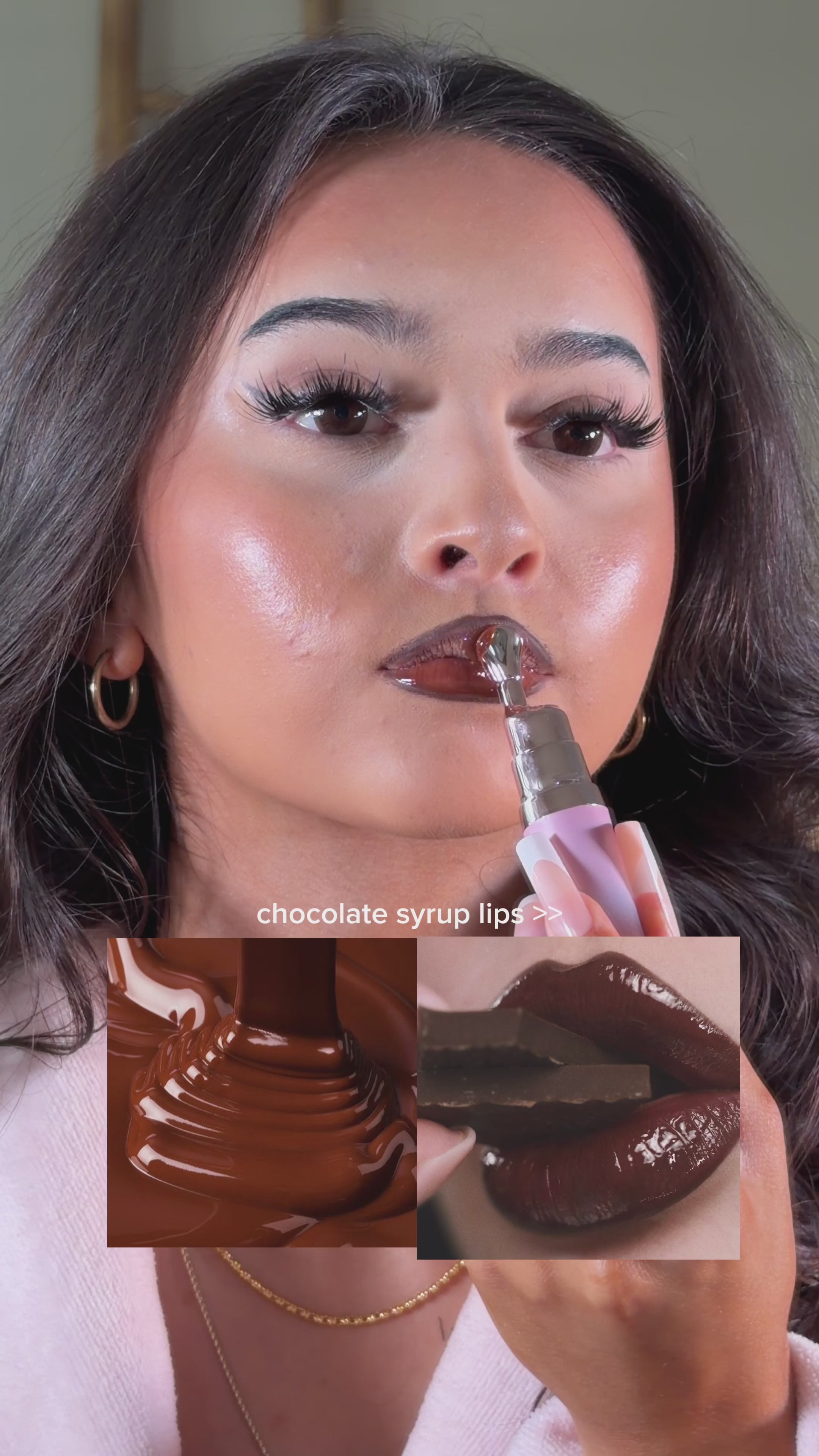 Baby Las Beauty Juicy Smooch Lip Oil – Chocolate Cookie